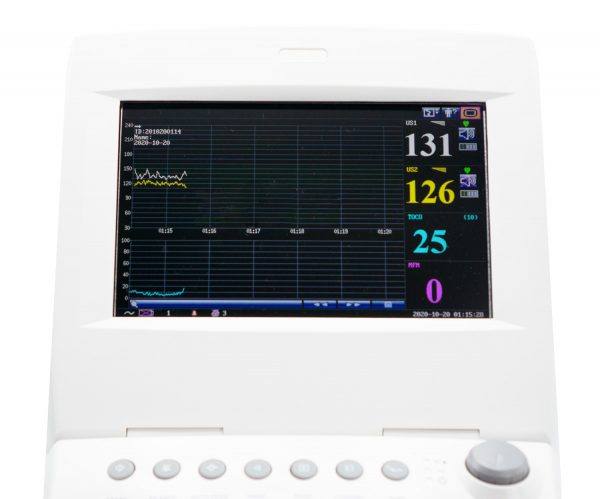 F6 Dual Fetal Monitor Twins Fhr Edanusa